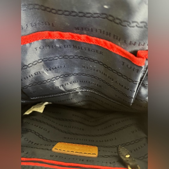 Tommy Hilfiger Mini Plaid Gold Hardware Logo Purse Backpack Summer Getaway Bag - Picture 6 of 6